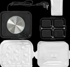 Nedis Kypsentäminen-Munankeitin 8 Munan Mittakuppi Alumiini Musta