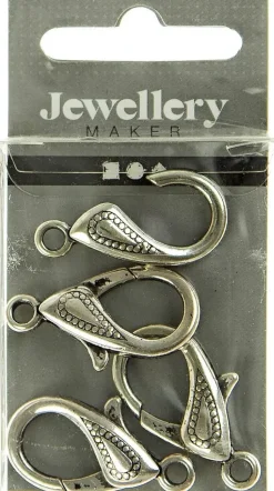 Discount Karabiinilukko 30Mm Hopeanvarinen Askartelutarvikkeet