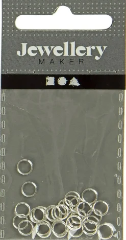 Nellen Askartelutarvikkeet-Kierrevalirengas 5Mm 30Kpl