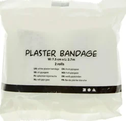 Nellen Askartelutarvikkeet-Kipsinauha 7,5Cm X 3,7M 2 Rullaa