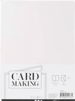 Nellen Askartelutarvikkeet-Korttipohja Ja Kirjekuoripakkaus 50Kpl