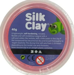 Nellen Askartelutarvikkeet-Silkkimassa 40G Punainen