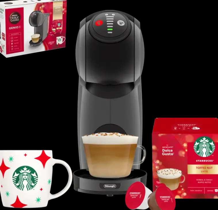Nescafé Kahvi Ja Tee-Nescafe Kapselikeitin Dolce Gusto Genio S Starbucks Holiday Bundle