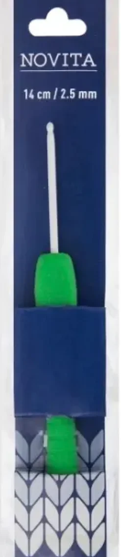 New Ergonominen Virkkuukoukku 14 Cm 2,5 Mm Käsityötarvikkeet