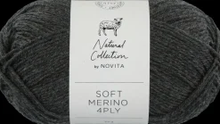 Outlet Lanka Soft Merino 4Ply 50 G Grafiitti 044 Käsityötarvikkeet