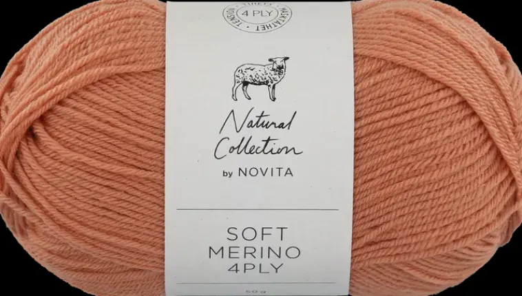 Discount Lanka Soft Merino 4 Ply 50 G Persikka 617 Käsityötarvikkeet