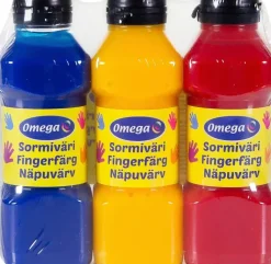 Omega Askartelutarvikkeet-Sormivarisetti 3X120Ml