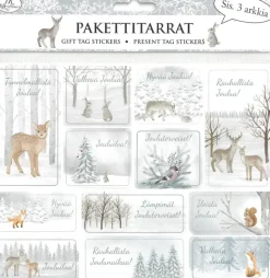 Discount Pakettitarra Talvimetsa 3Ark/Pkt Askartelutarvikkeet