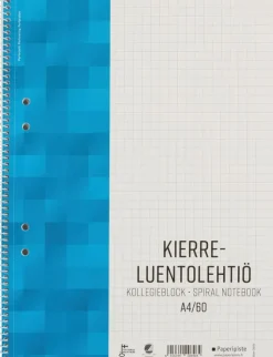 New Kierreluentolehtio A4/60 Paperitarvikkeet