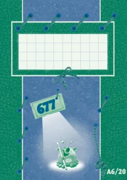 Hot Kouluvihko A6/20 7X7Mm Paperitarvikkeet