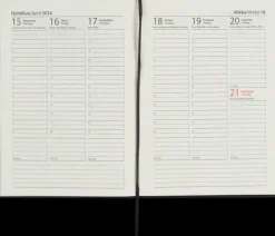 Hot Poytakalenteri A5 Kangas, Musta Kalenterit