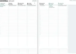 Outlet Poytakalenteri Color A5, Vihrea Kalenterit