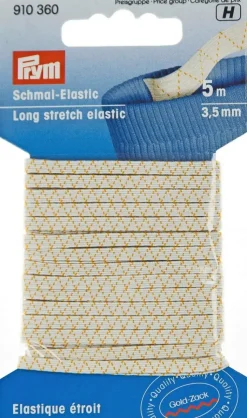 Kuminauha 3,5Mm 5M Valkoinen Käsityötarvikkeet