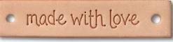 Discount Nahkamerkki Made With Love Käsityötarvikkeet