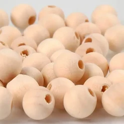 Best Puuhelmi 10Mm, Kasittelematon, 40Kpl Askartelutarvikkeet