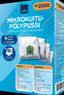 Rainbow Imurit Ja Tarvikkeet-Polypussi Rb2000 4Kpl + Moottorisuodatin