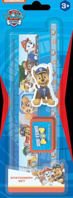 Best Ryhma Hau 4 Os. Kirjoitussetti, Sis. Lyijykyna, Teroitin, Viivain Ja Pyyhekumi. Toimistotarvikkeet