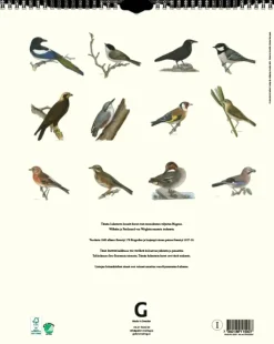 Outlet Seinakalenteri Linnut Von Wright 2024 Kalenterit