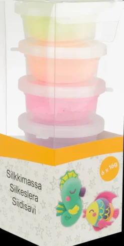 Silkkimassa 6 Kpl Pastellivarit Askartelutarvikkeet