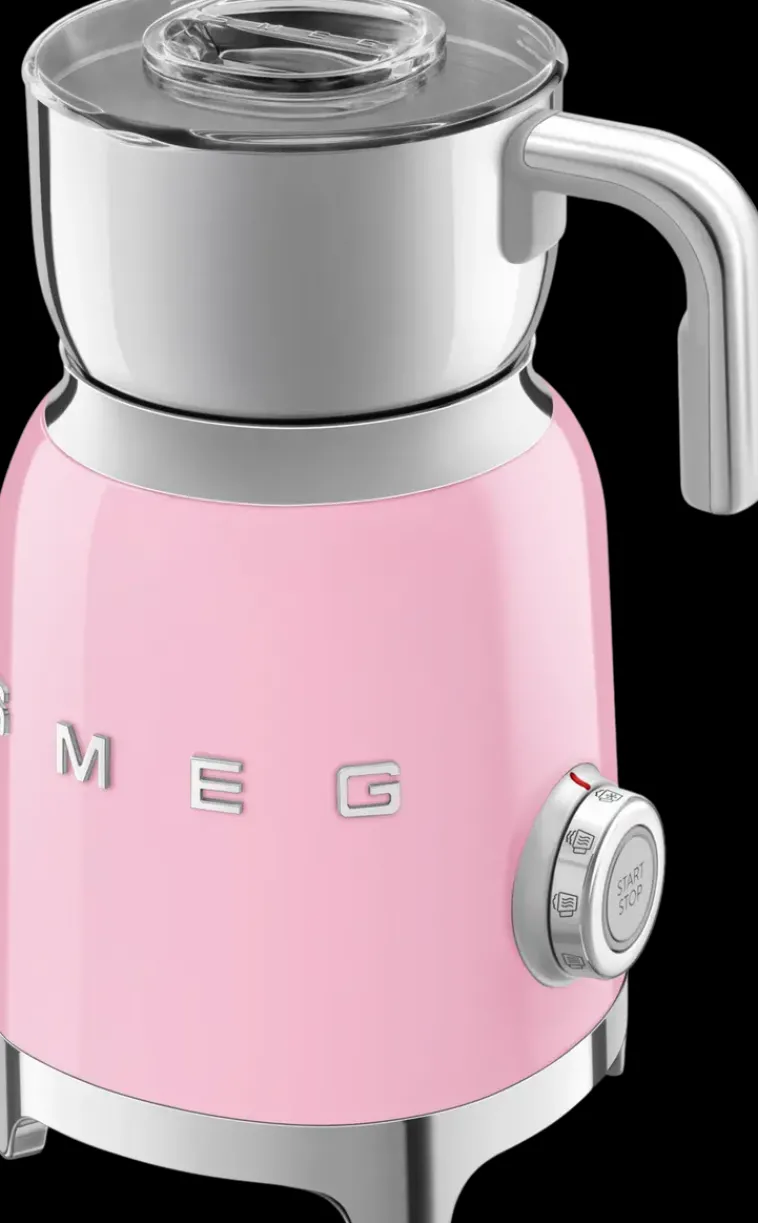 Smeg Ruoanvalmistuskoneet-Maidonvaahdotin Vaaleanpunainen Mff01Pkeu