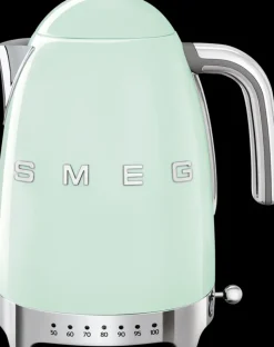 Smeg Kahvi Ja Tee-Mintunvihrea Vedenkeitin Lampotilansaadolla Klf04Pgeu