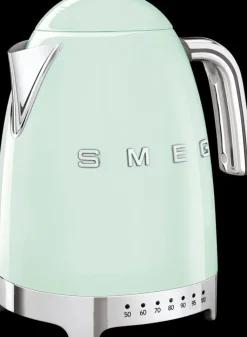 Smeg Kahvi Ja Tee-Mintunvihrea Vedenkeitin Lampotilansaadolla Klf04Pgeu