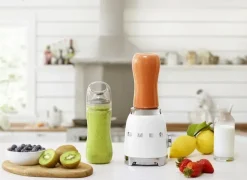 Smeg Ruoanvalmistuskoneet-Pieni Tehosekoitin Pbf01Wheu, Valkoinen