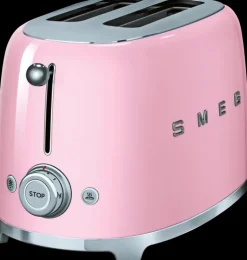Smeg Kypsentäminen-Tsf01Pkeu 2-Viipaleen Leivanpaahdin Pinkki