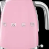 Smeg Kahvi Ja Tee-Vaaleanpunainen Vedenkeitin Lampotilansaadolla Klf04Pkeu