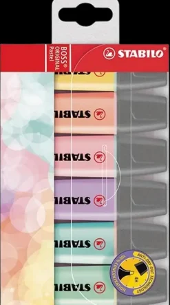 Discount Korostuskyna Boss Pastellilajitelma 6 Varia Toimistotarvikkeet