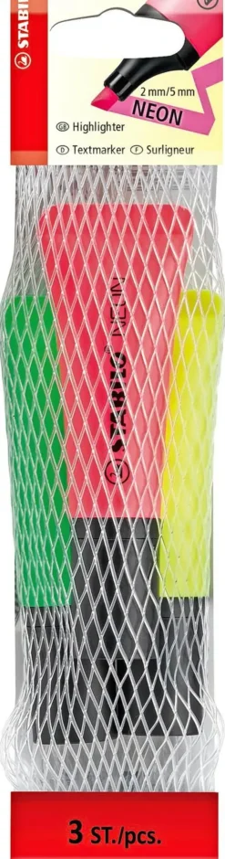 Online Korostuskynapakkaus Neon 3 Varia Toimistotarvikkeet