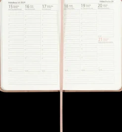 Outlet Taskukalenteri A6 Roosa Kalenterit