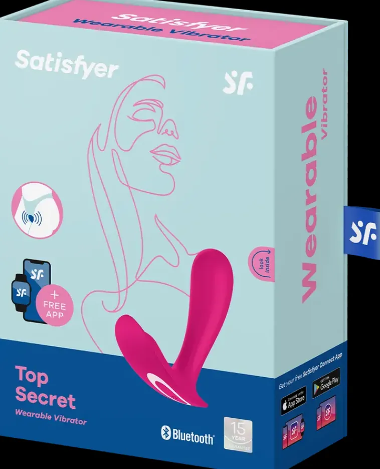 Satisfyer Seksivalineet-Top Secret Connect Gpiste Vibraattori