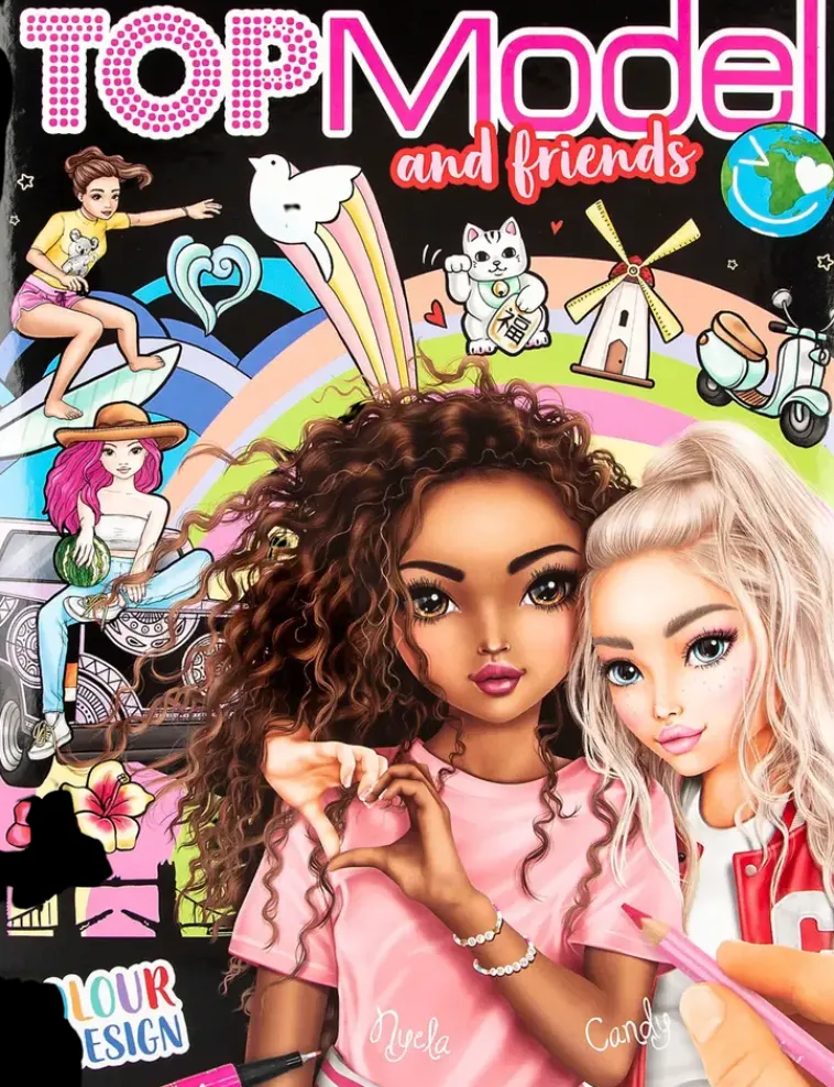 TOPModel Askartelutarvikkeet-& Friends Varityskirja