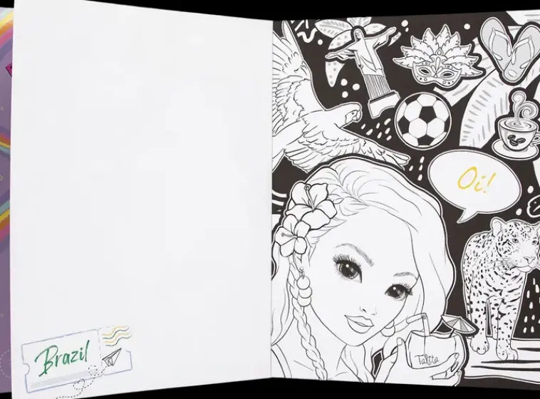 TOPModel Askartelutarvikkeet-& Friends Varityskirja