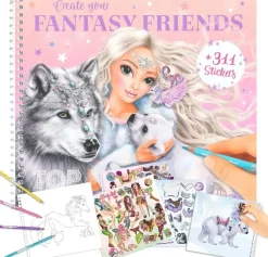 TOPModel Askartelutarvikkeet-Fantasy Friend Suunnittelukirja