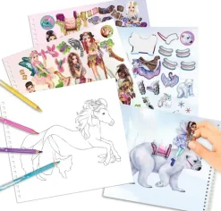 TOPModel Askartelutarvikkeet-Fantasy Friend Suunnittelukirja