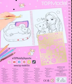 TOPModel Askartelutarvikkeet-Varityskirja Corgi