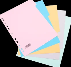 Hot Valilehti A4 1-5 Jakoinen Varillinen Paperitarvikkeet