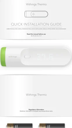Withings Kuumemittarit-Thermo Kuumemittari